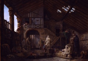 Studio of an Antiquities Restorer in Rome, 1783